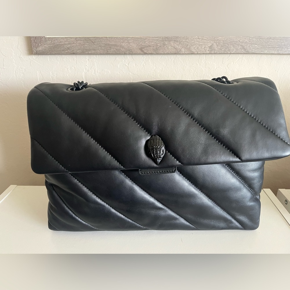 Bag 9.4”W 15” L 5.5” D
Strap cross body: 42in
Strap shoulder: 25.5